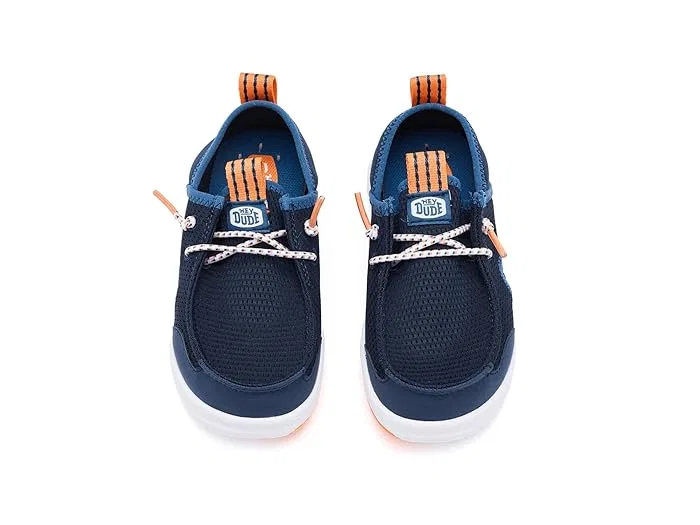 Кроссовки Wally Hey2O Wander Mesh Hey Dude Kids, Navy — фото 3
