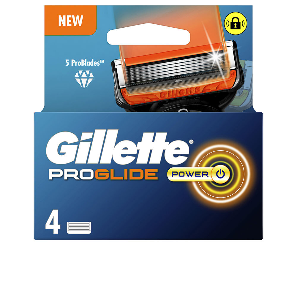 

Лезвия бритвы Fusion proglide power cargador 4 recambios Gillette, 4 шт
