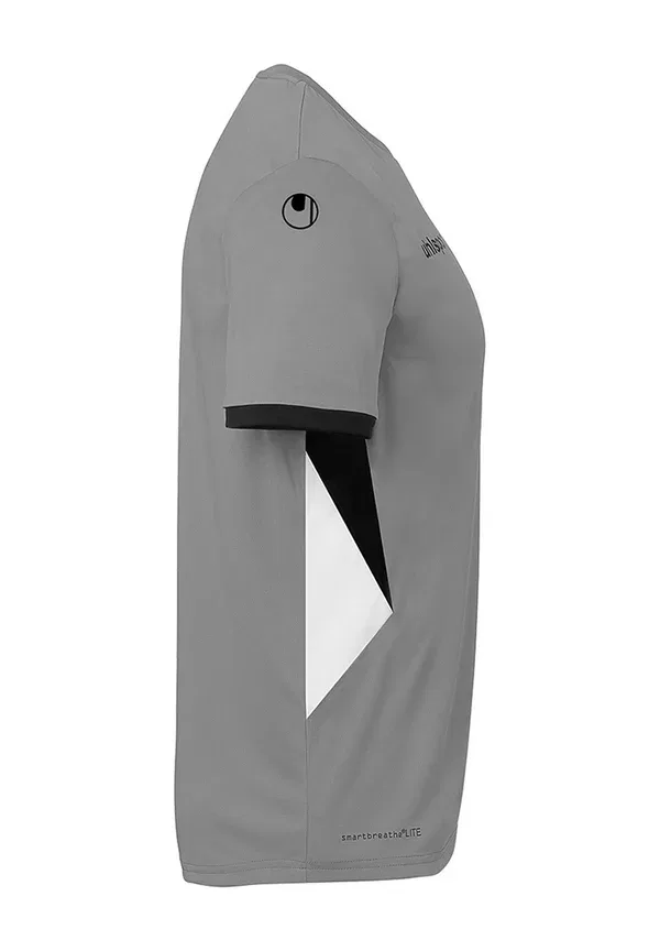 Футболка тренировочная Uhlsport Equipe 29 Sports, серо-бело-черный — фото 4