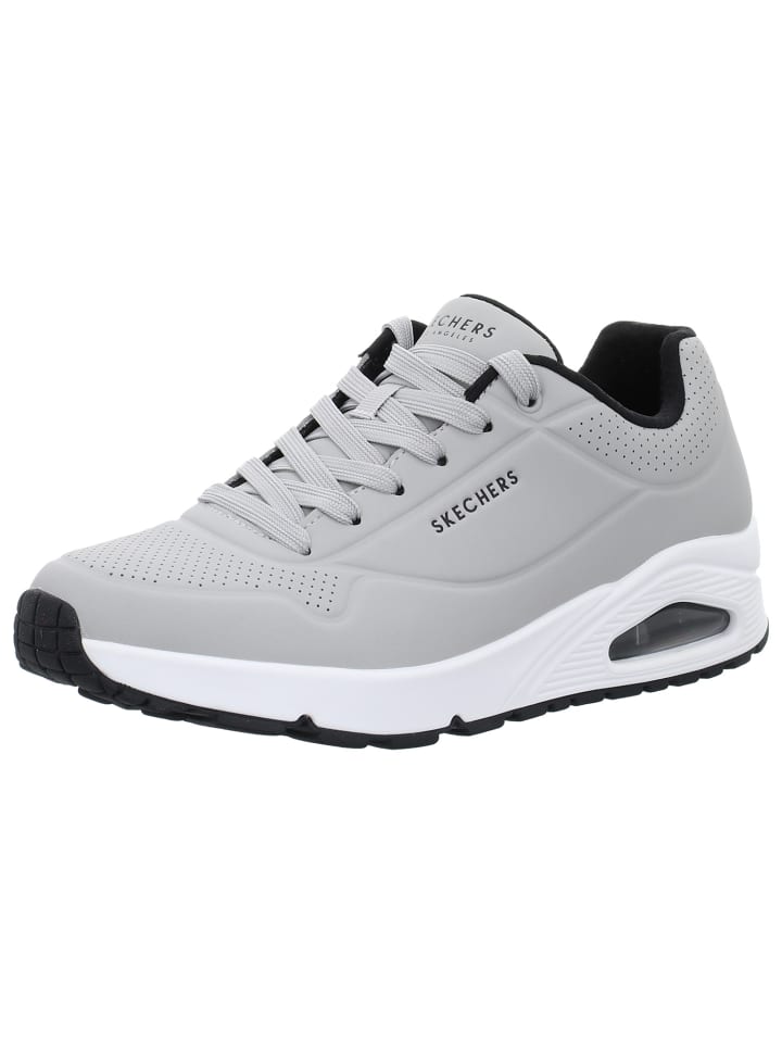 

Кроссовки на шнуровке Skechers, серый