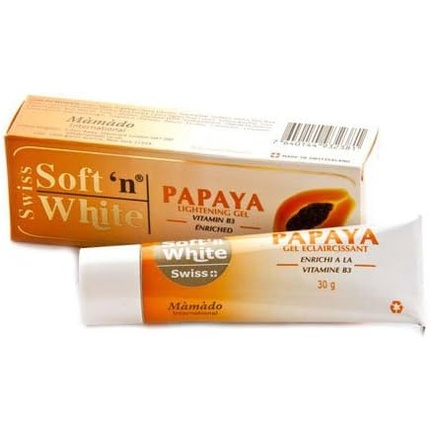

Осветляющий гель Soft'N White Papaya 1 унция Soft' N