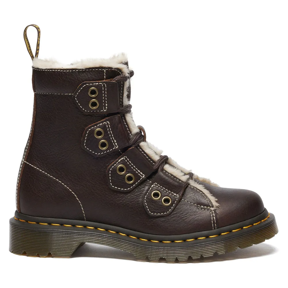 Ботинки Dr Martens 1460 Ltt Fl, коричневый — фото 3