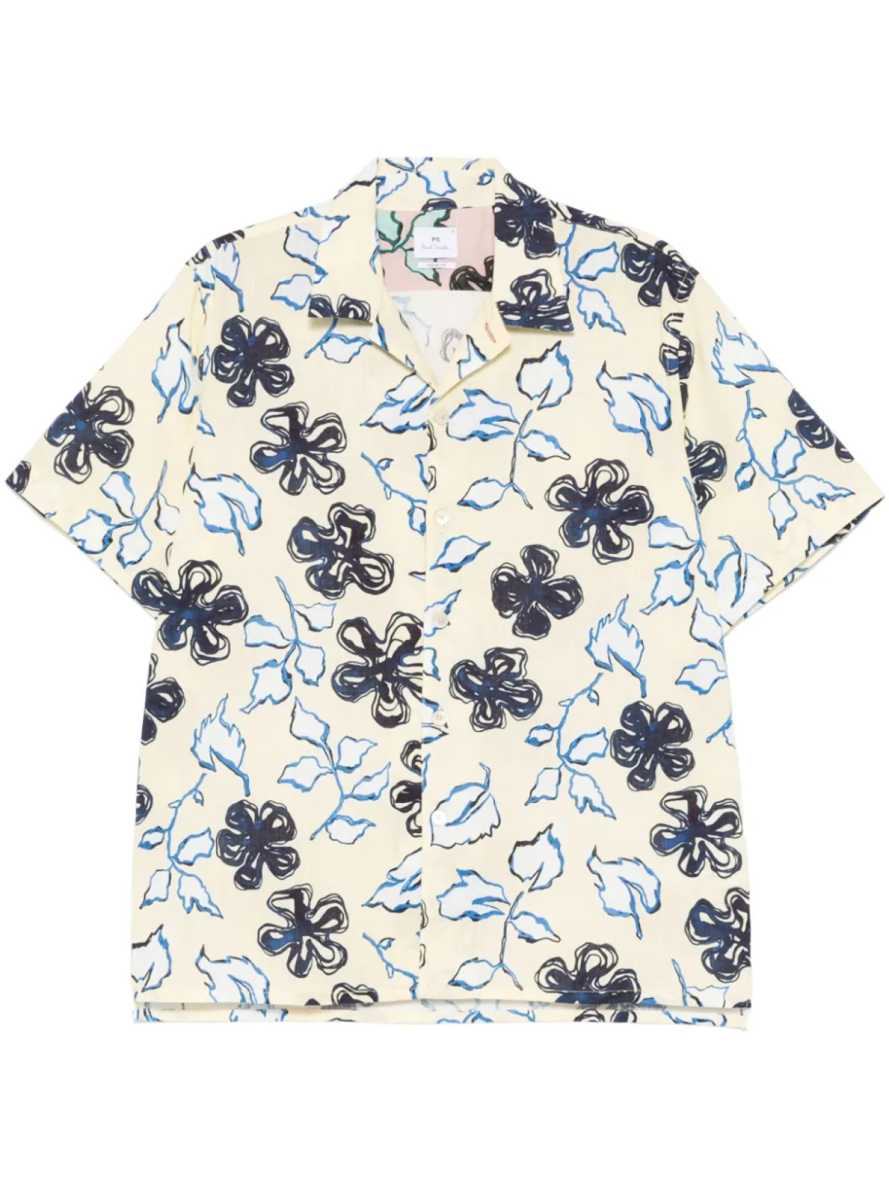 

Футболка с принтом PS Paul Smith Yukka, желтый