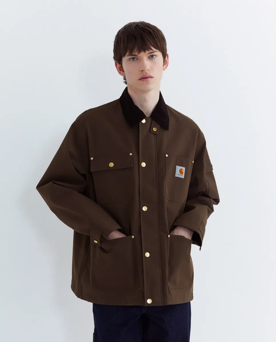 

Мужская куртка Clapton, нейлоновая куртка Carhartt WIP, коричневый