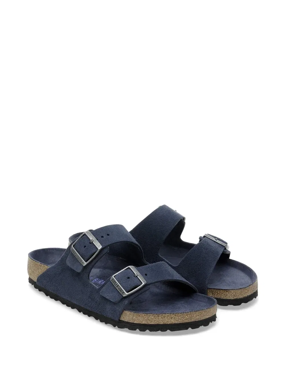Аризонские замшевые сандалии Birkenstock, синий — фото 3