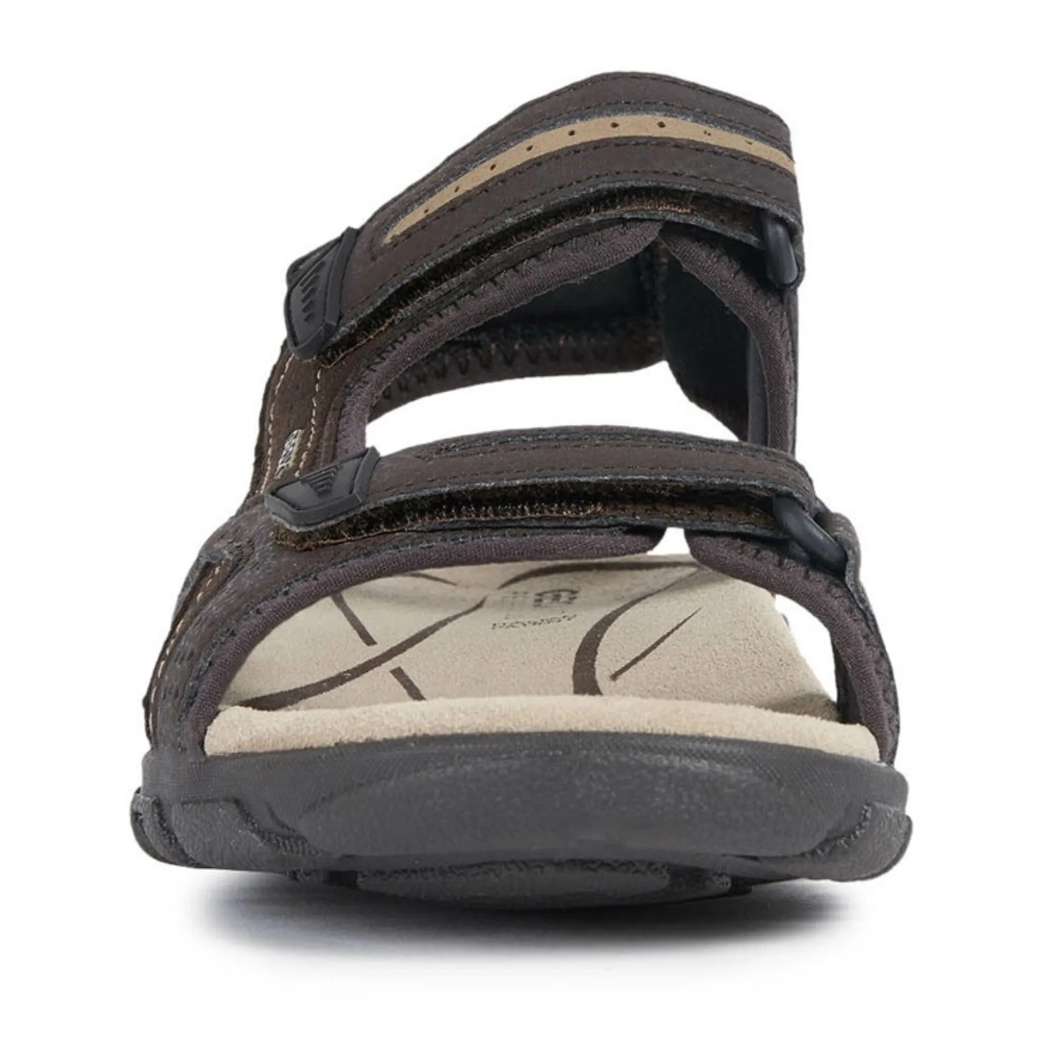 Сандалии Geox "UOMO SANDAL STRADA", летняя обувь, обувь на липучке, уличные сандалии, в треккинговом стиле, цвет Braun-Sand — фото 2