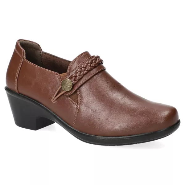 Женские босоножки на блочном каблуке Amber Easy Street, коричневый