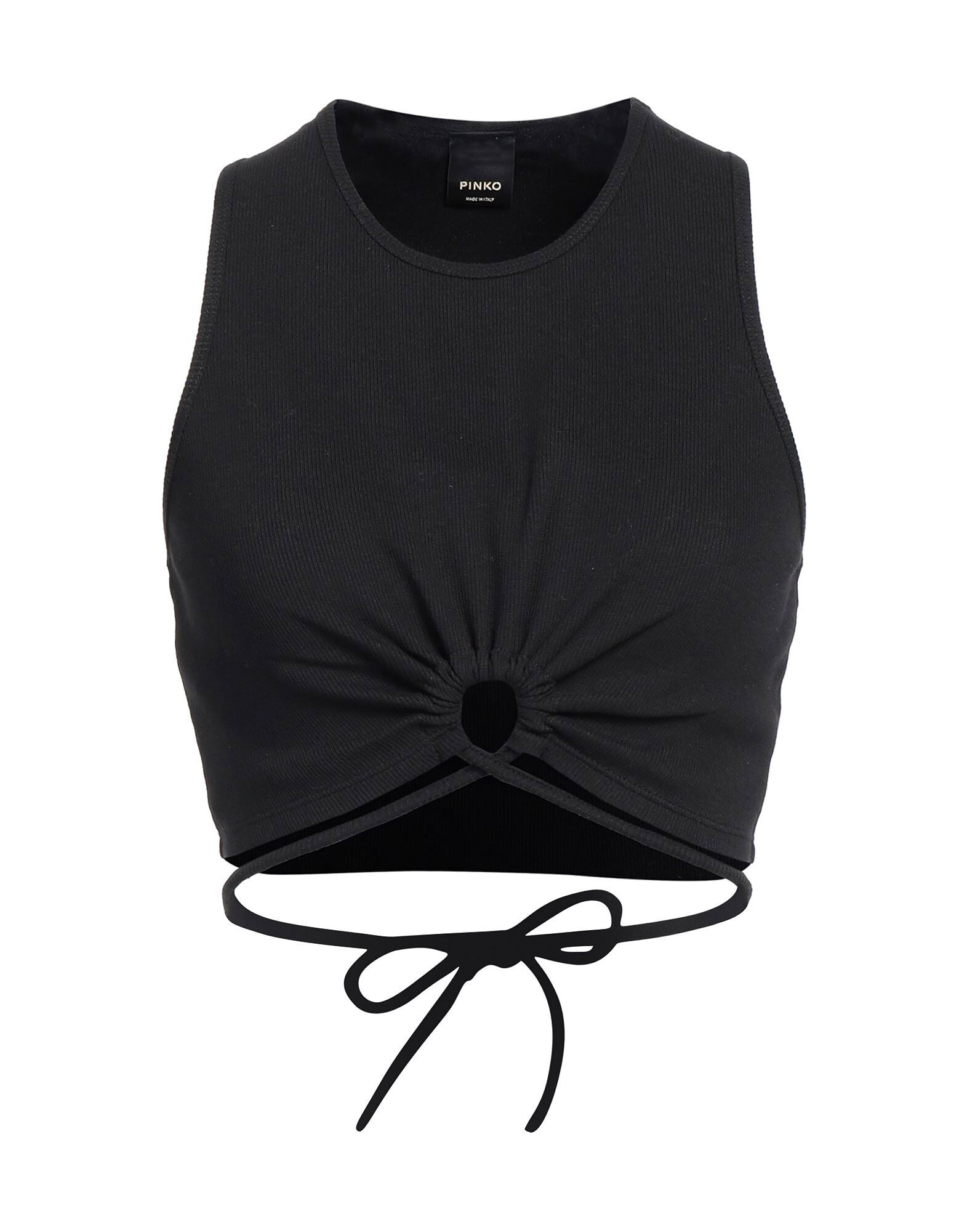 

Кроп-топ Pinko, черный