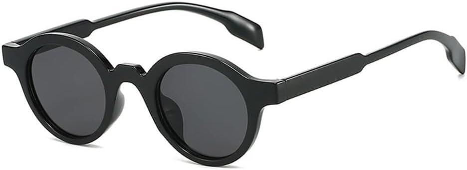 

Маленькие круглые женские солнцезащитные очки в стиле панк с градиентным переходом цвета и защитой от УФ-излучения UV400 для занятий спортом на открытом воздухе, бега и езды на велосипеде Generic, Black Grey