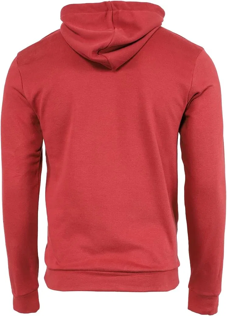 Толстовка Adidas male brilliant basics с капюшоном, красный — фото 3