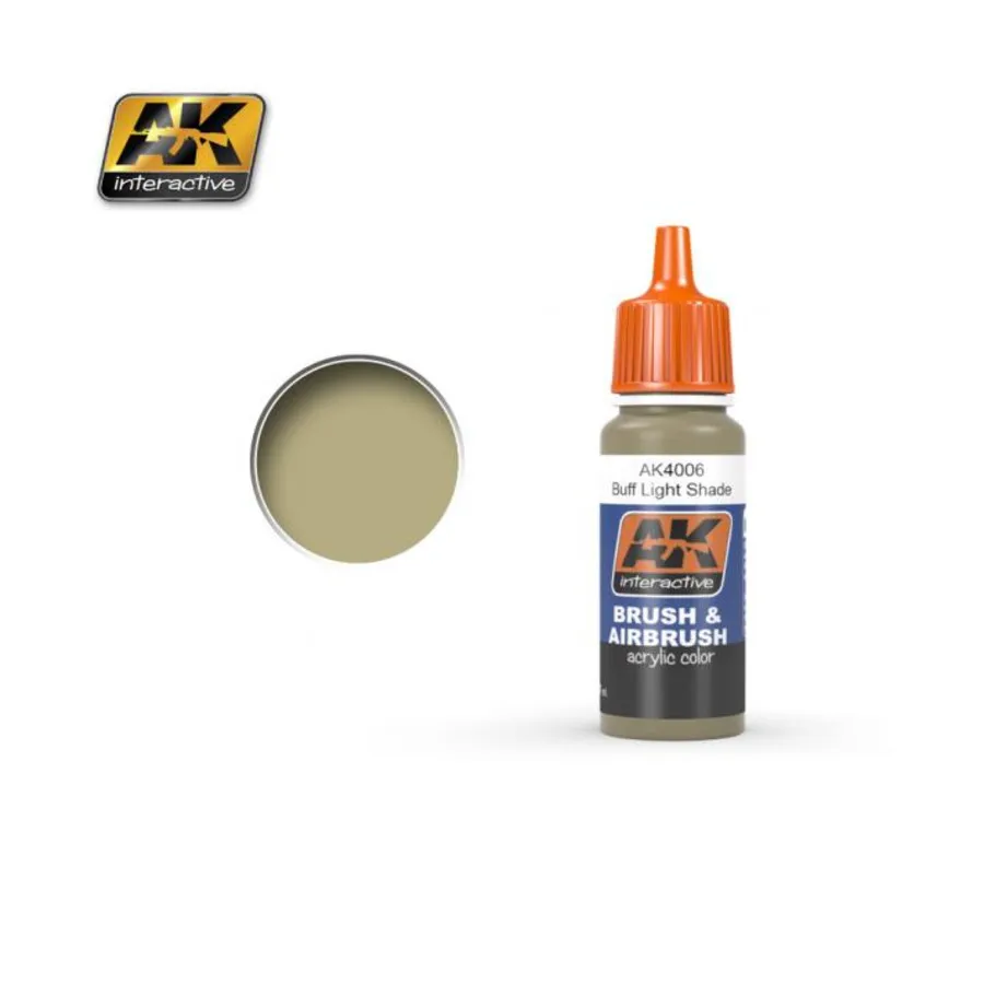 

Светлый оттенок Buff, Paint - Brush and Airbrush Acrylic - Brown Colors (AK-Interactive)