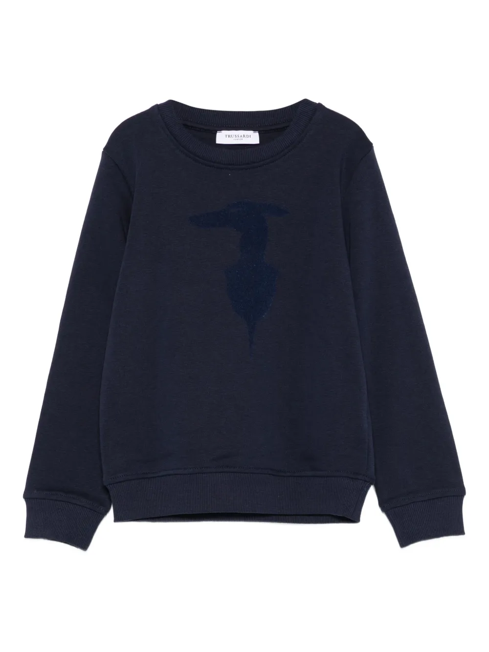 

Толстовка с логотипом TRUSSARDI JUNIOR, синий