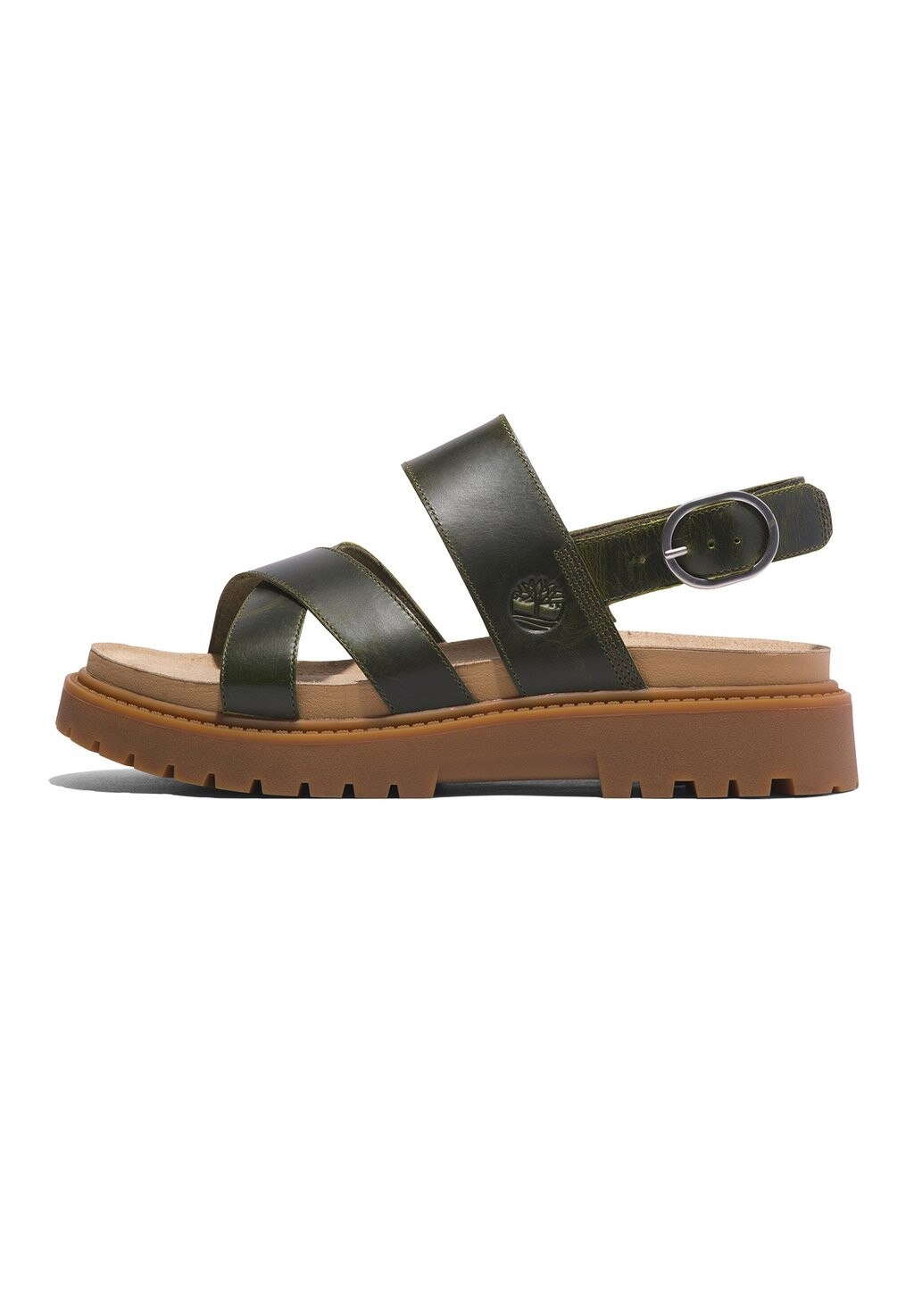 

Сандалии с ремешком Timberland, цвет dark green full grain