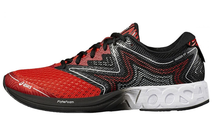 

Кроссовки мужские Asics Noosa FF с низким верхом, красные/черные, Красный, Кроссовки мужские Asics Noosa FF с низким верхом, красные/черные