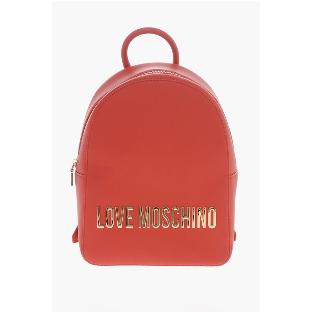 

Рюкзак из искусственной кожи LOVE MOSCHINO с логотипом-буквой Moschino, Red