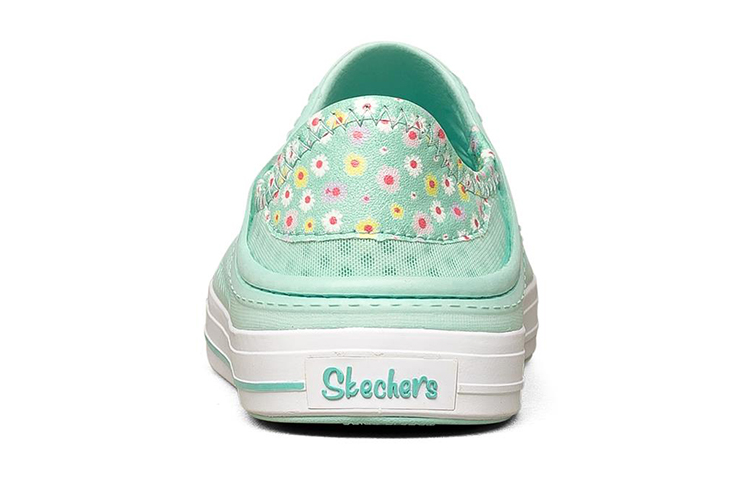 Skechers Kids Детские сандалии для подростков, нескользящие, износостойкие, дышащие, зеленые — фото 4