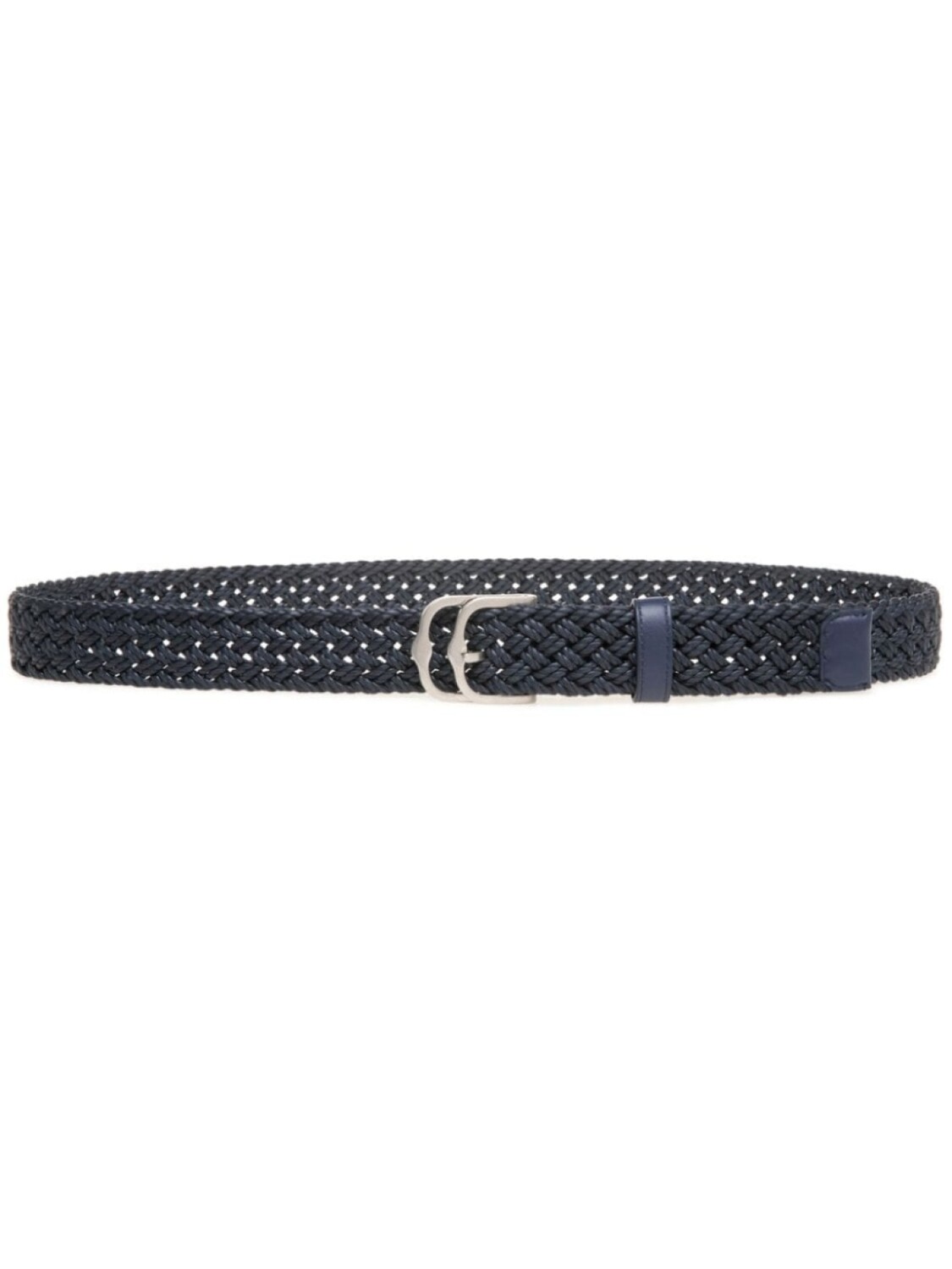 

Плетеный ремень с пряжкой Emblem Bally, синий
