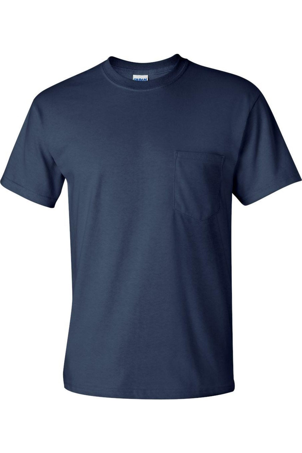 

Футболка Gildan Ultra Cotton с карманом, темно-синий
