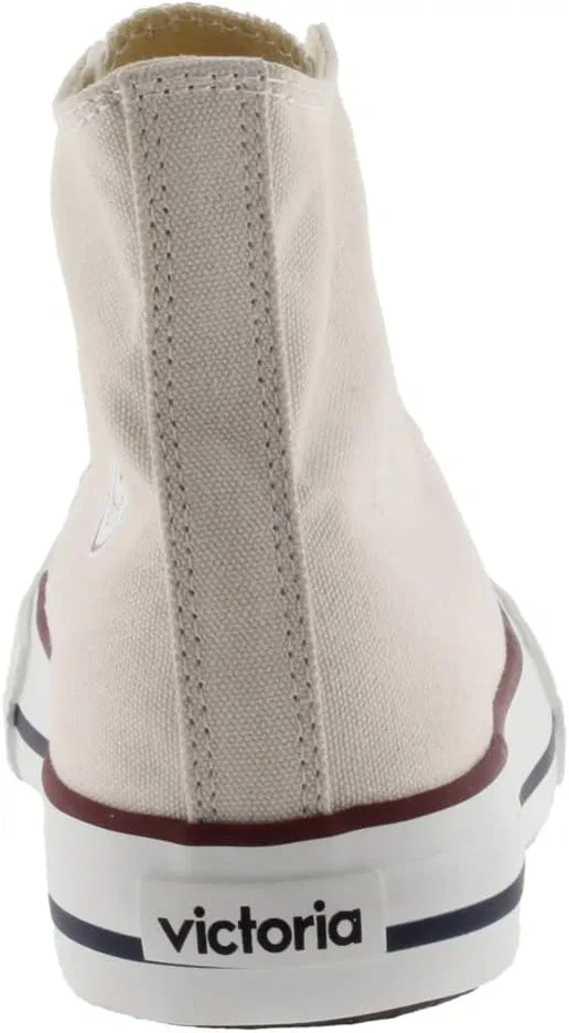 Детские высокие кроссовки Victoria Unisex Tribu из парусины с резиновым носком, модель 106500, Crudo — фото 3