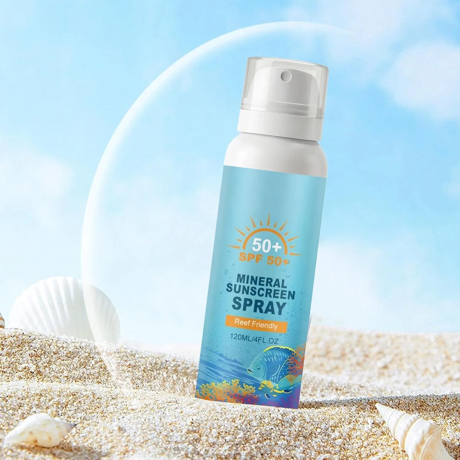 Спрей солнцезащитный SPF50 с защитой UVA/UVB Generisch — фото 3