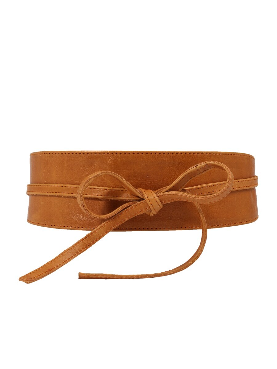 

Кожаный ремень PIECES Belt Vibs, коричневый