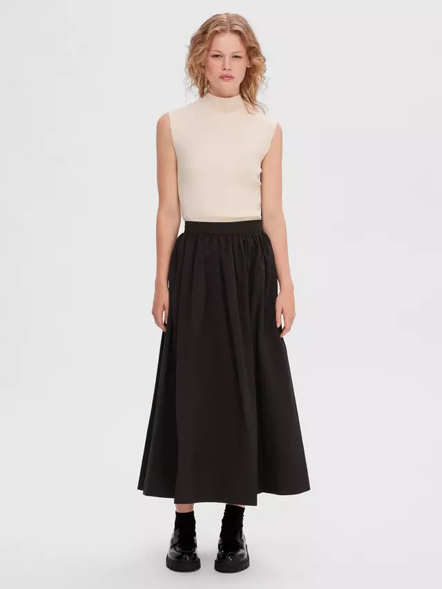 

Юбка SELECTED FEMME SELECTED FEMME Libbie Midi, черный