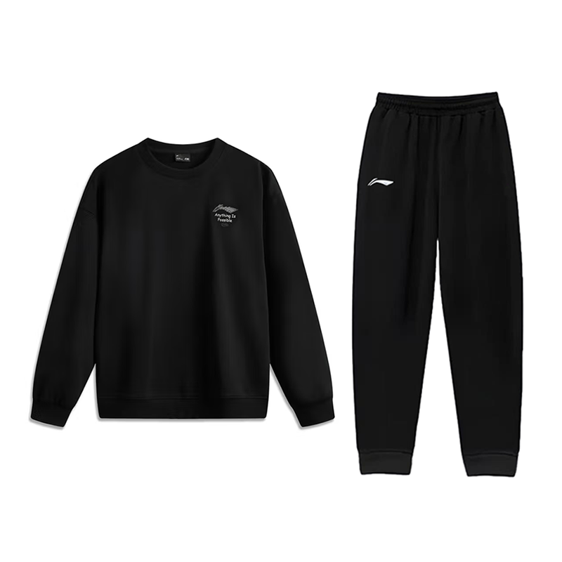 

Li-Ning Casual Sportswear Unisex Black+Black