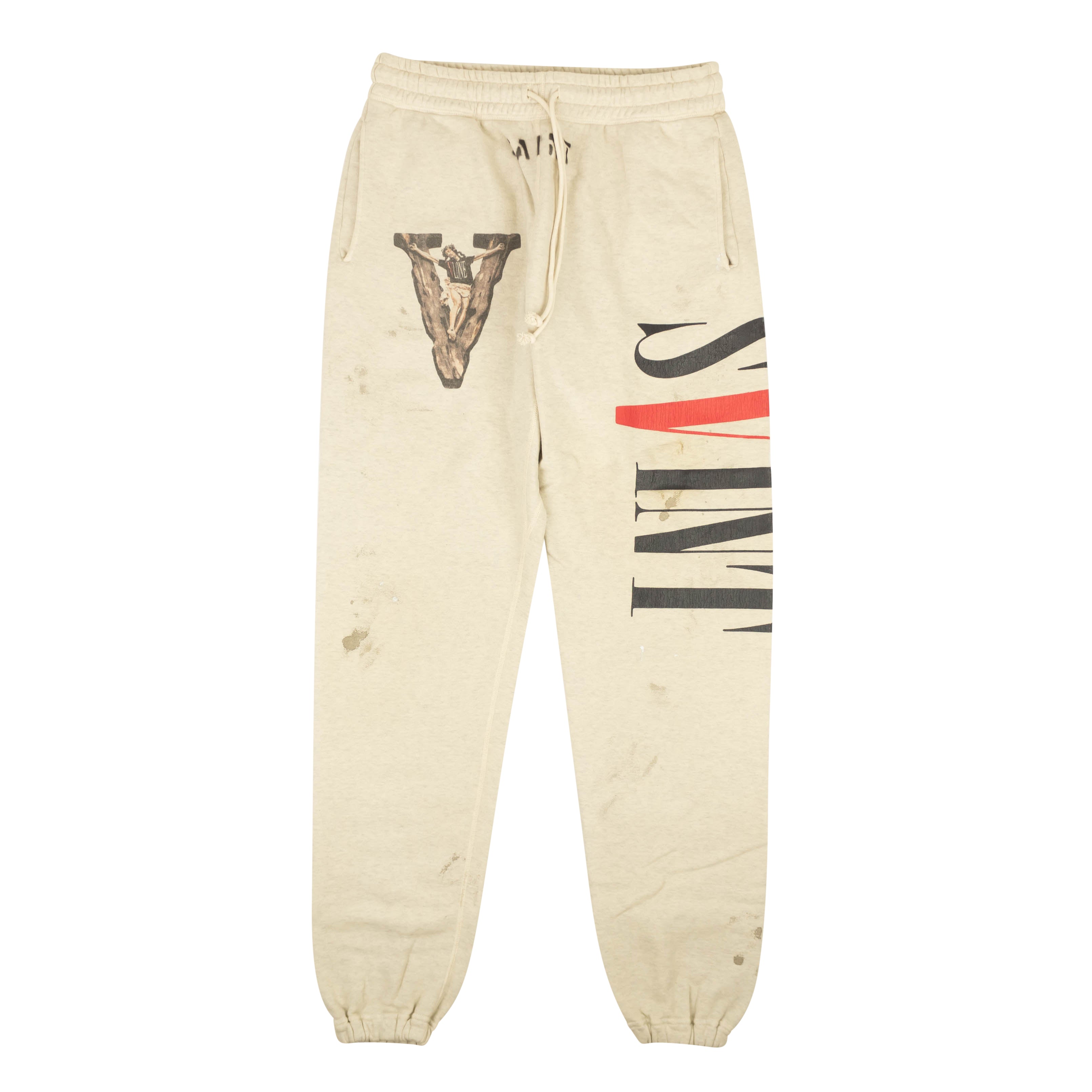 

Серые спортивные штаны Vlone x Saint Michael, серый
