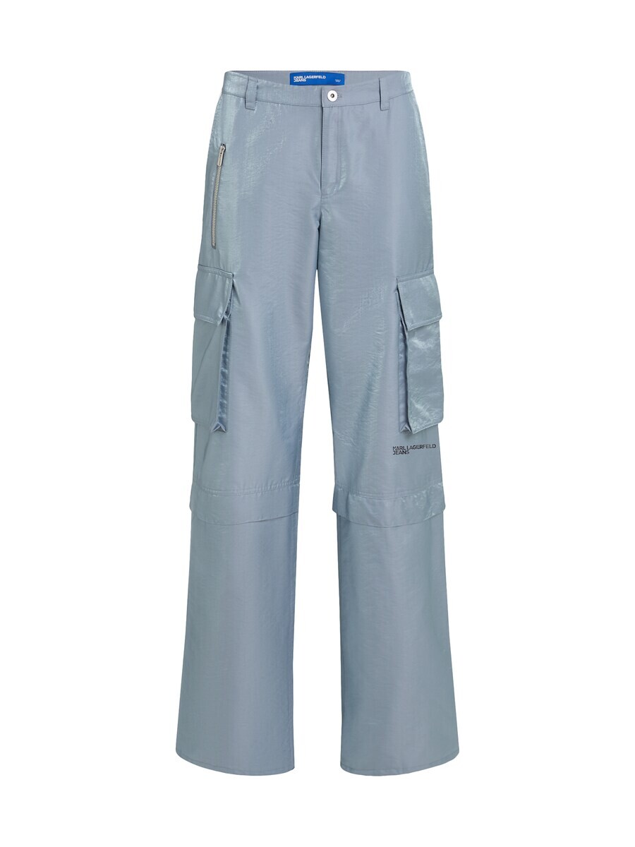

Брюки-карго KARL LAGERFELD JEANS Loose fit Cargo Pants Iridescent, синий