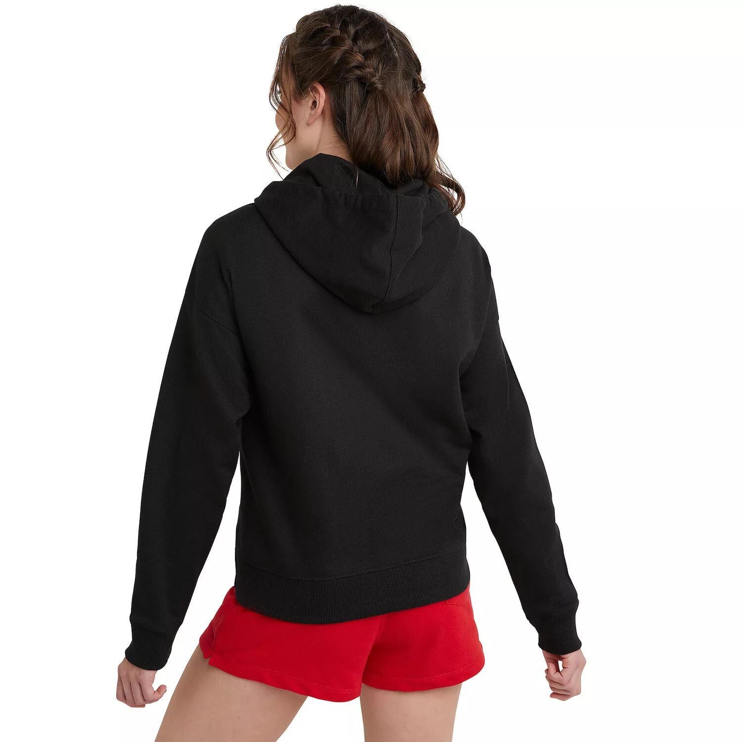 

Женская флисовая толстовка с молнией во всю длину Hanes Originals Hanes, черный