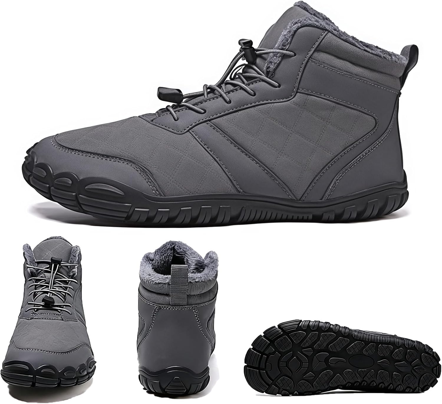 

Зимние ботинки для походов, зимние туристические ботинки, зимняя походная обувь, зимние ботинки с нулевым перепадом для женщин и мужчин Levdro, B-3 Men 14/16 Women