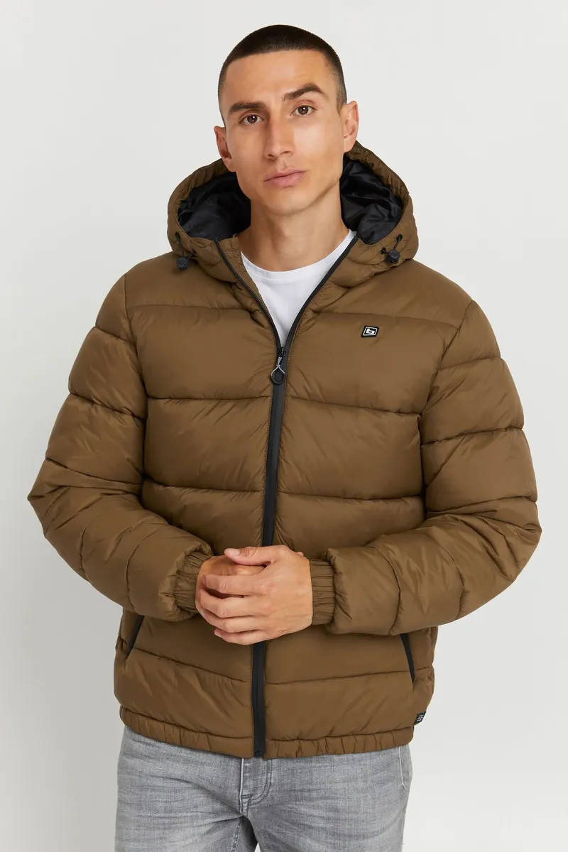

Стеганая куртка из смесовой ткани "BLEND BHOuterwear", с капюшоном, цвет Coffee Liqueúr