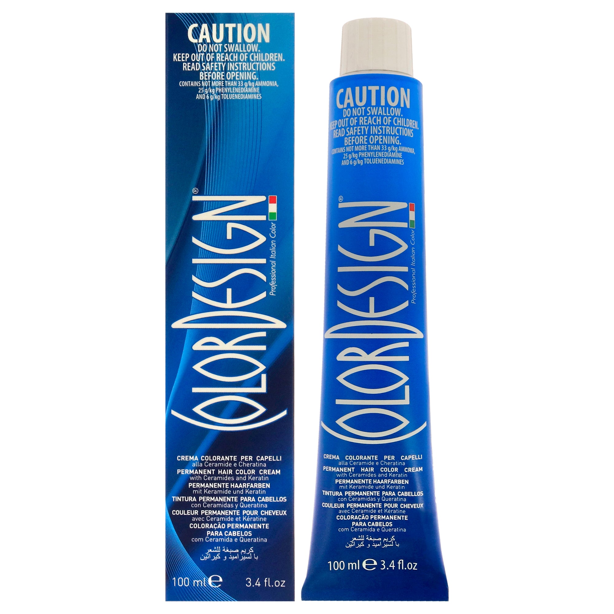 

Rusk Стойкая краска для волос - 40 4NN Экстра интенсивный коричневый от ColorDesign, подходит для мужчин и женщин - 3,4 унции (99 мл)