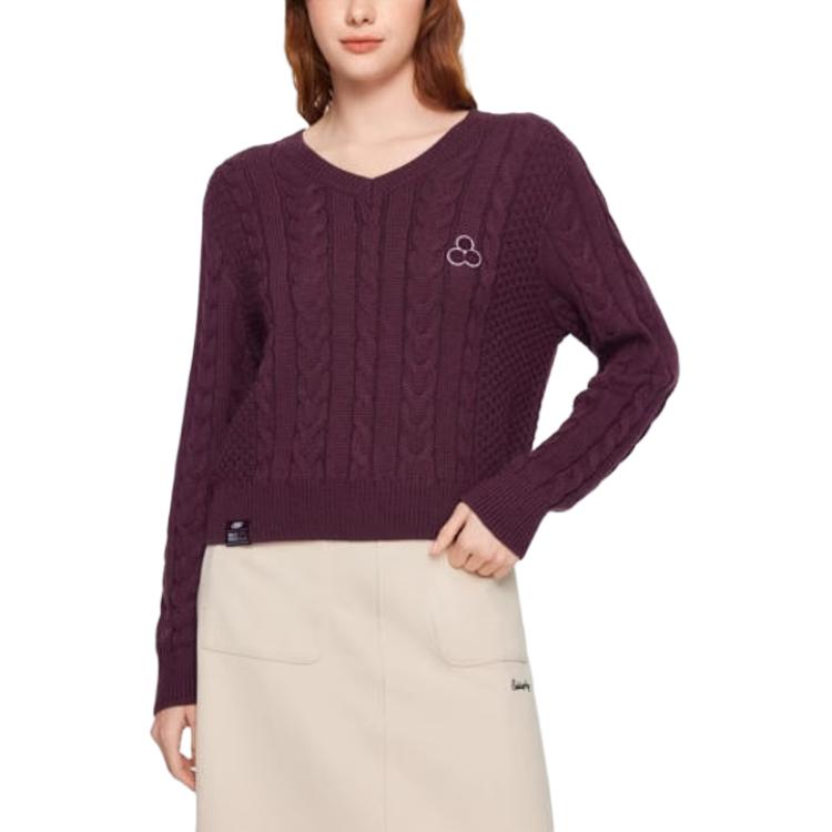 

Свитер SmileyWorld Женский Пурпурно-Коричневый Skechers