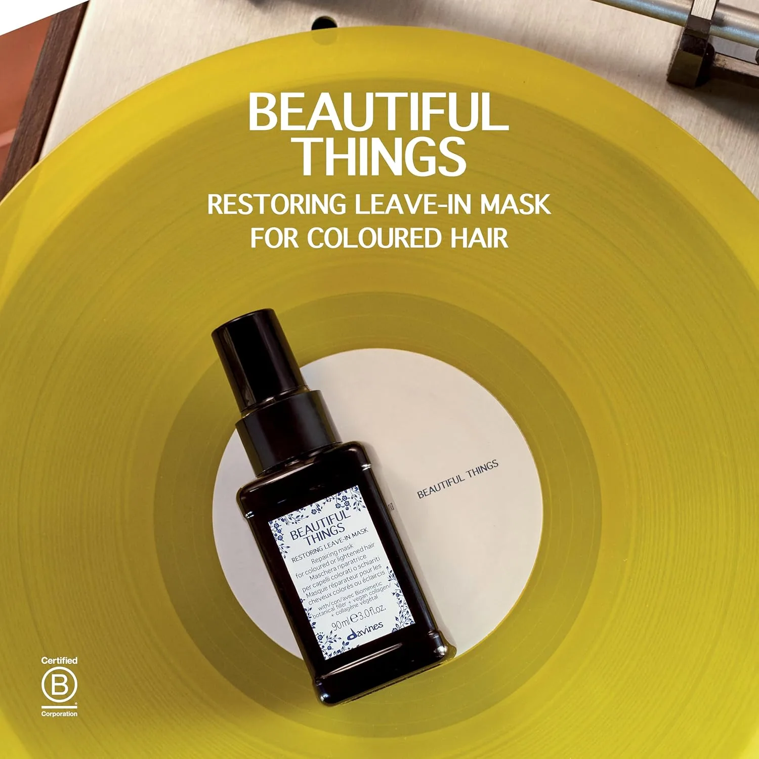 Маска для волос Davines Beautiful Things, восстанавливающая для сильно поврежденных волос, 90 мл — фото 2