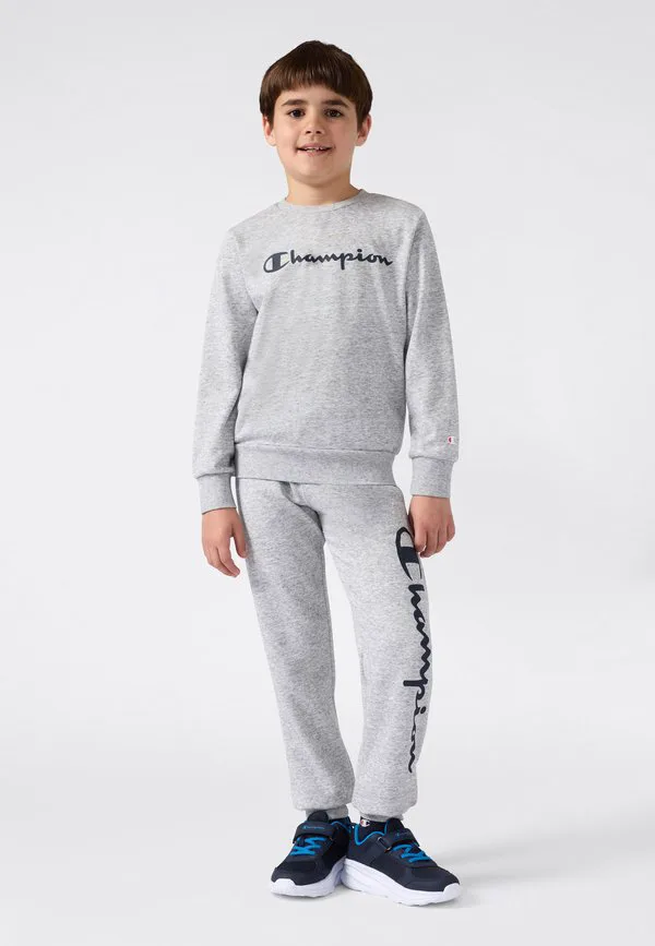 Свитшот с круглым вырезом и надписью «screwneck script shop» Champion, Grey