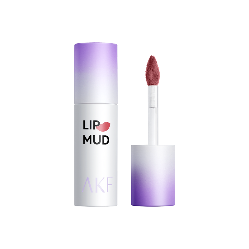 

Бальзам для губ Lip Mud в обновленной упаковке, матовый, легко растушевывается, устойчив к смазыванию, создает эффект нюдового макияжа AKF