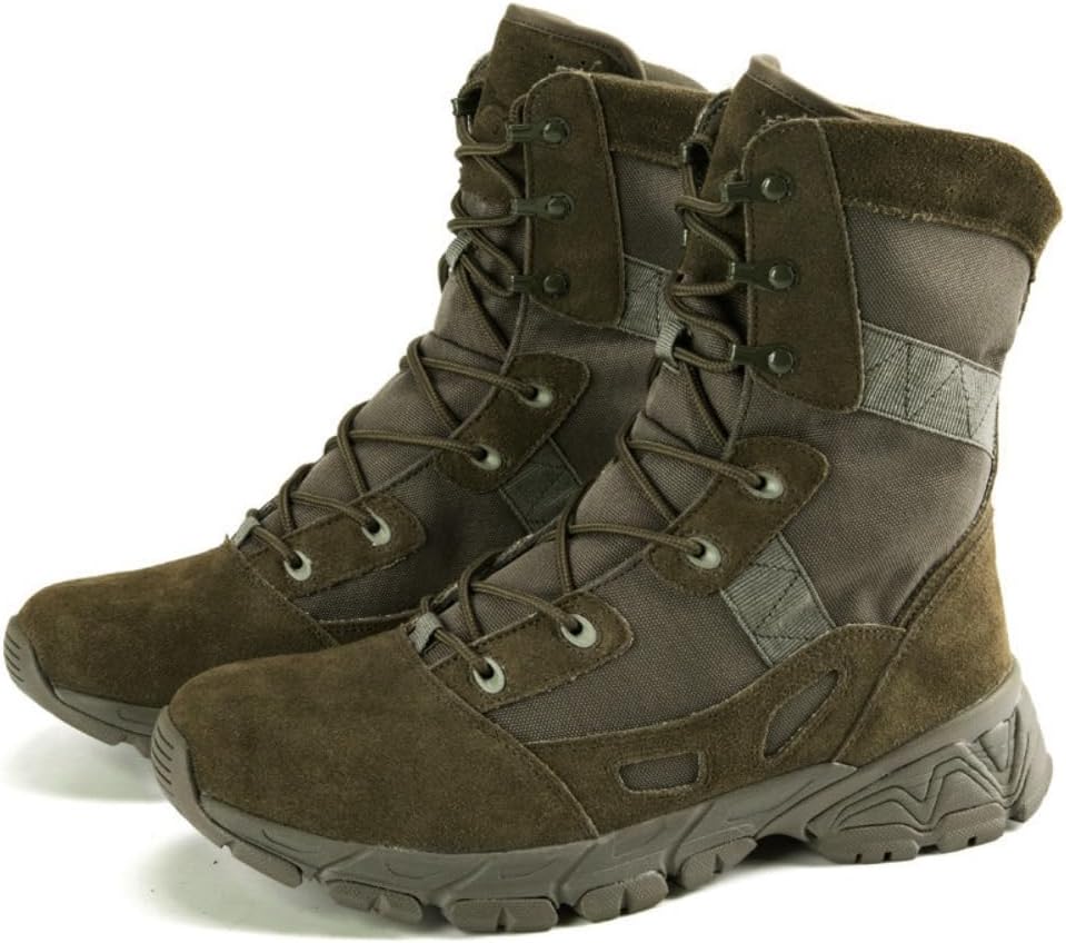 

Ботинки LokoLucx Jungle Desert с шнуровкой, военные, для мужчин и женщин, функциональные, легкие, дышащие, противоскользящие, водонепроницаемые, для походов, модные, для активного отдыха, кемпинга, путешествий и отпуска, зеленый