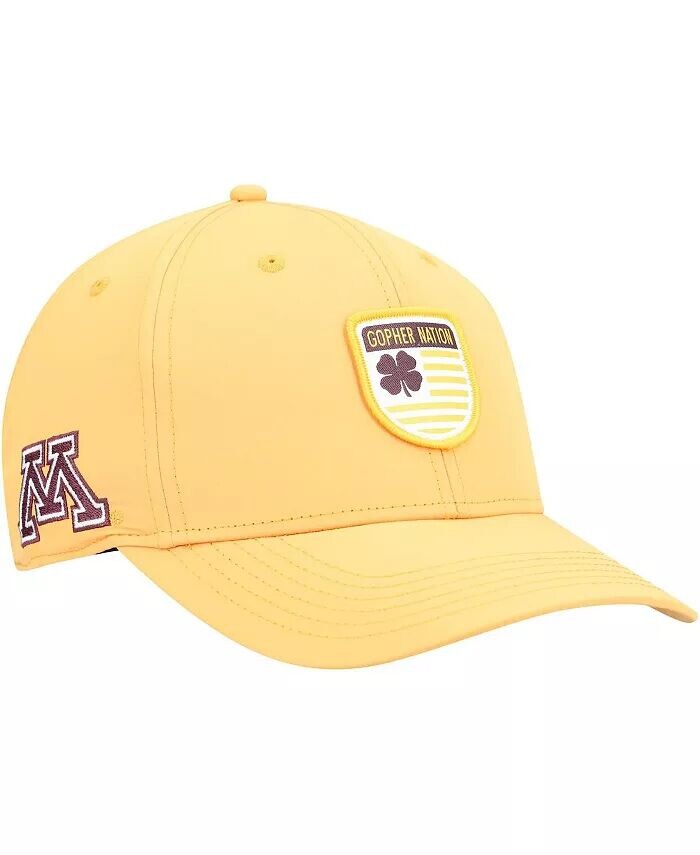

Мужская кепка Snapback Minnesota Golden Gophers Nation Shield золотого цвета Black Clover