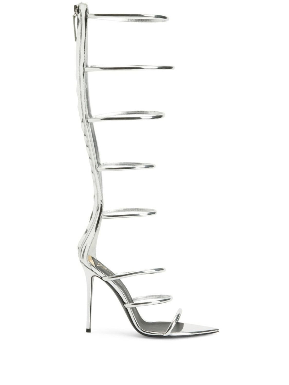 

Giuseppe Zanotti босоножки-гладиаторы, серебристый