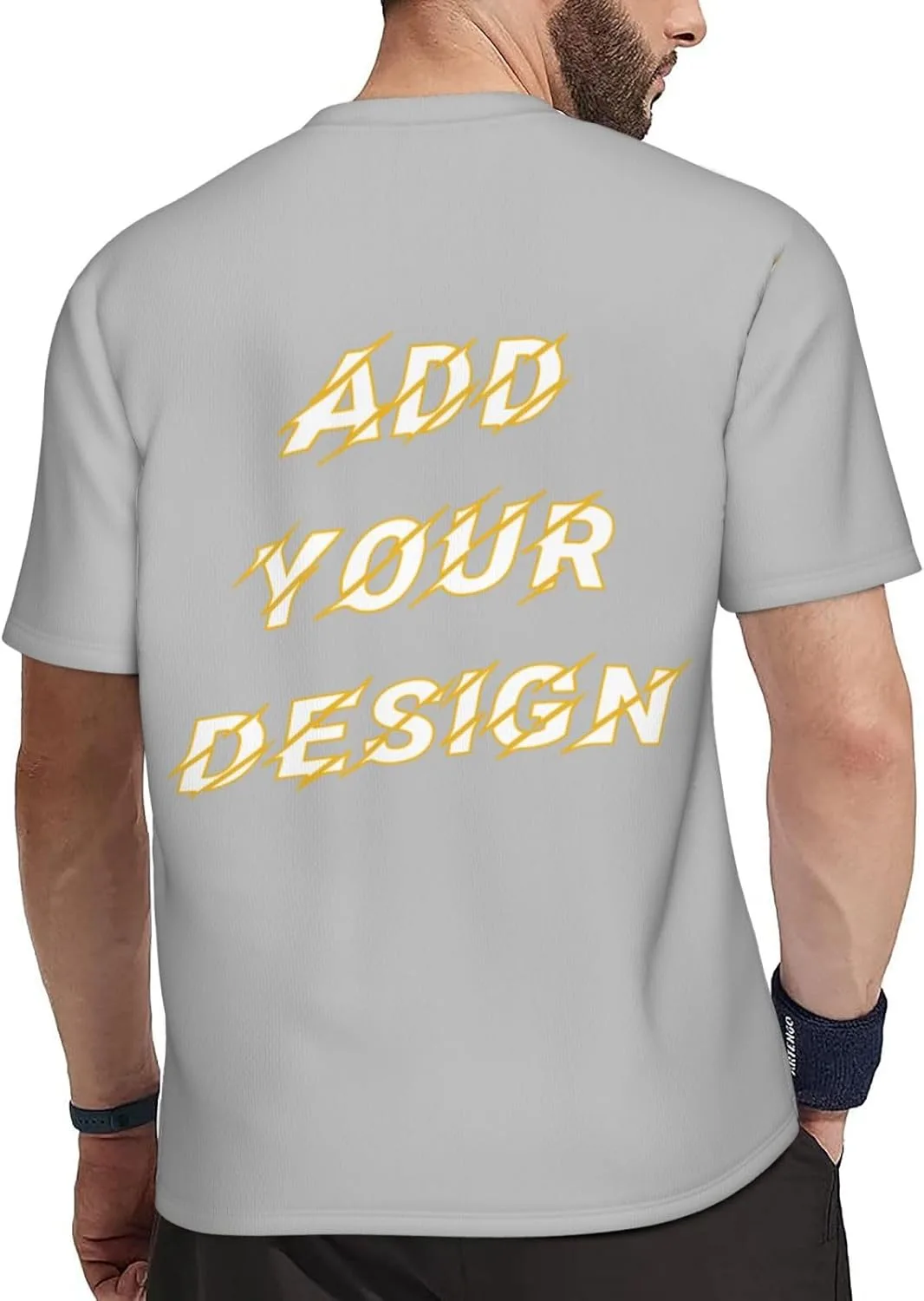 Футболка мужская Custom T Shirts с принтом на 4 сторонах — фото 4