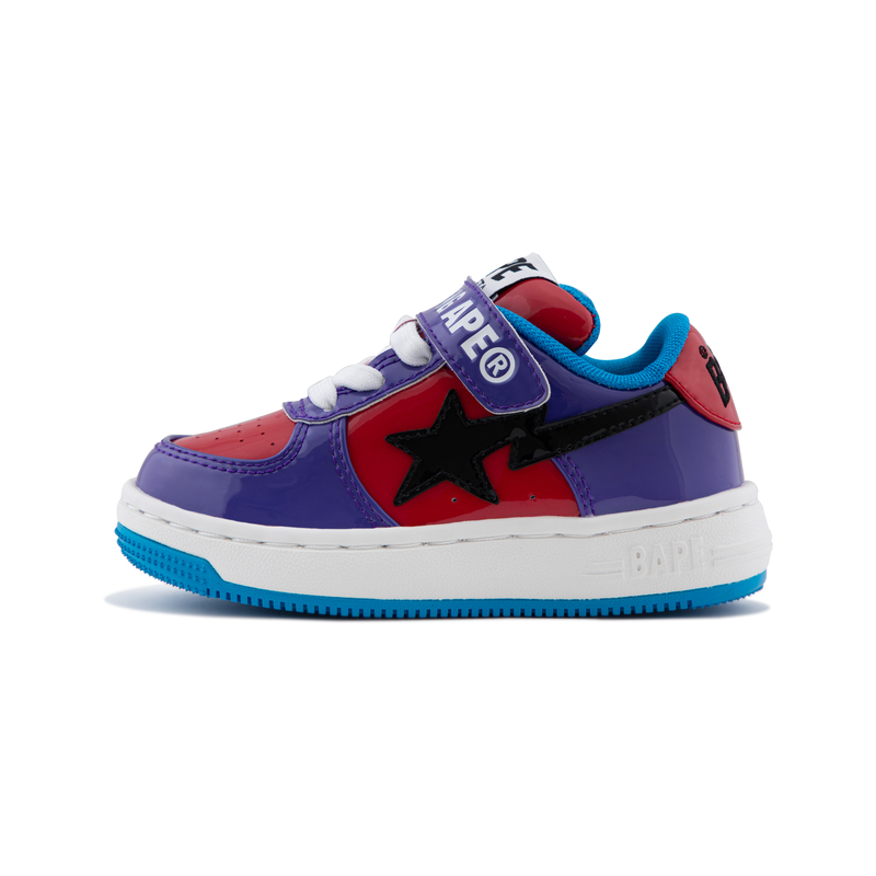 

Низкие детские повседневные кроссовки для детей от 3 до 7 лет A BATHING APE, фиолетовый