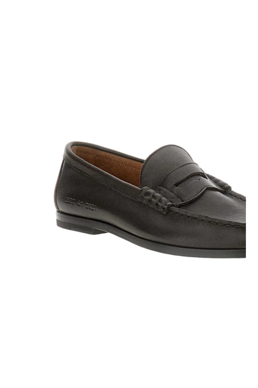 Кожаные лоферы без шнурков Common Projects, коричневый — фото 4