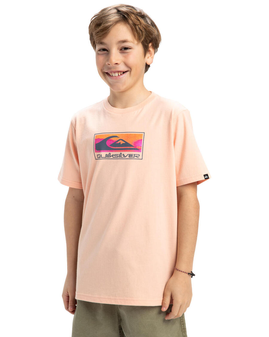 

QUIKSILVER Футболка EV GRADIENT BOX розовая для мальчиков