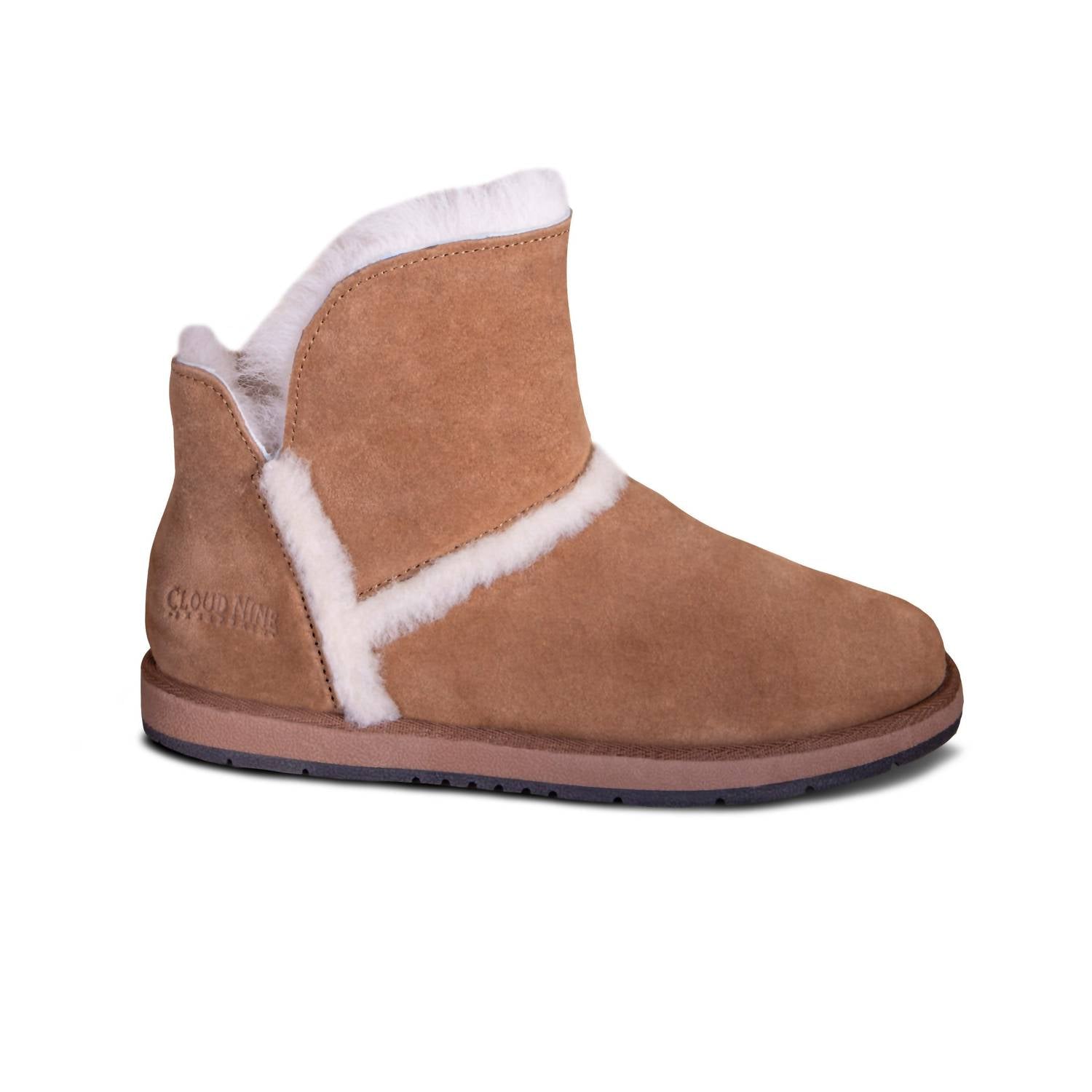Женские сапоги Mia из овчины каштанового цвета CLOUD NINE, цвет chestnut
