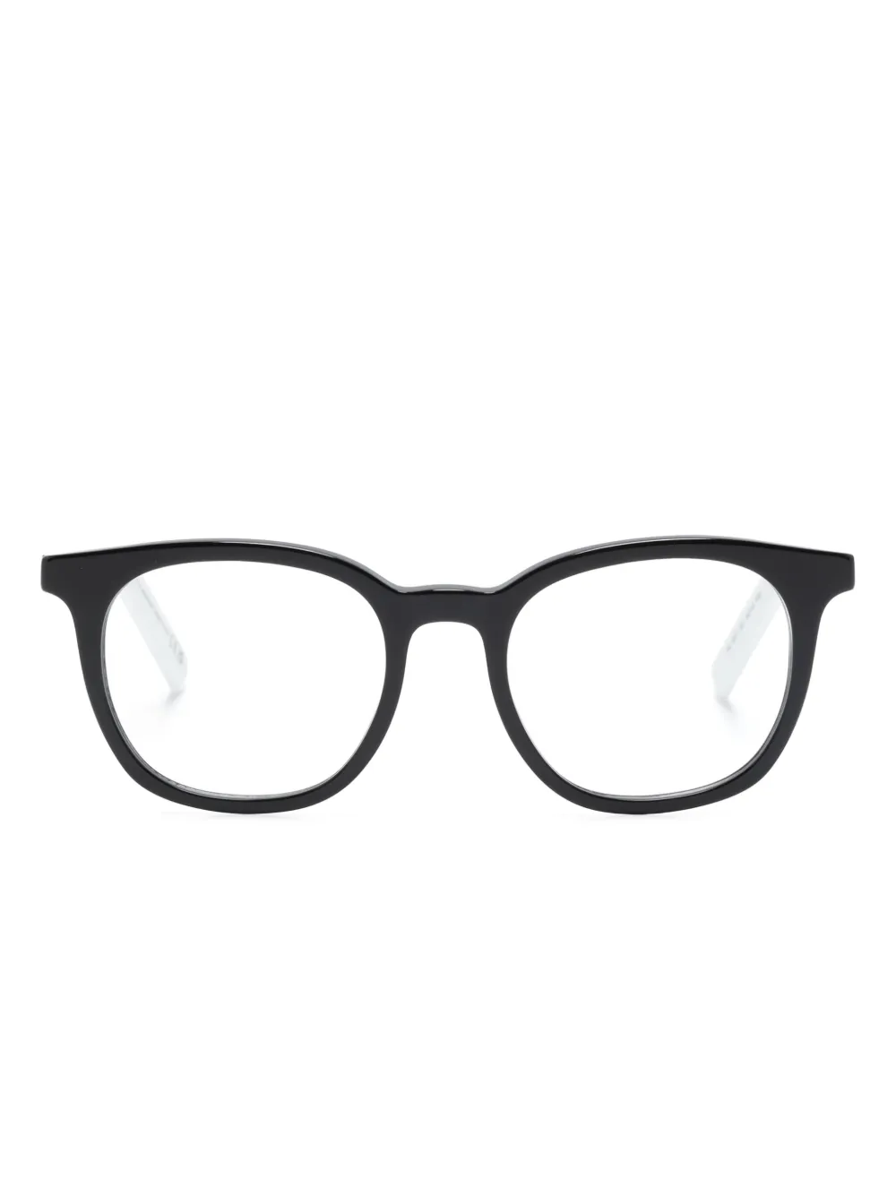 

Очки в квадратной оправе Moncler Eyewear, черный