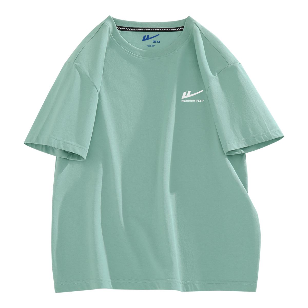 

Футболка Unisex Crew Neck тонкая Heavyweight WARRIOR, aqua зеленый