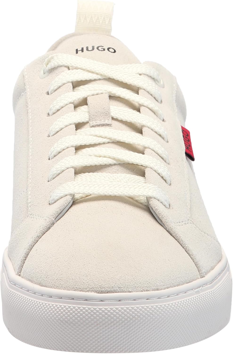 Кроссовки Hugo Mens Essential с замшевой подошвой Cupsole и низким верхом, Natural Oat — фото 2