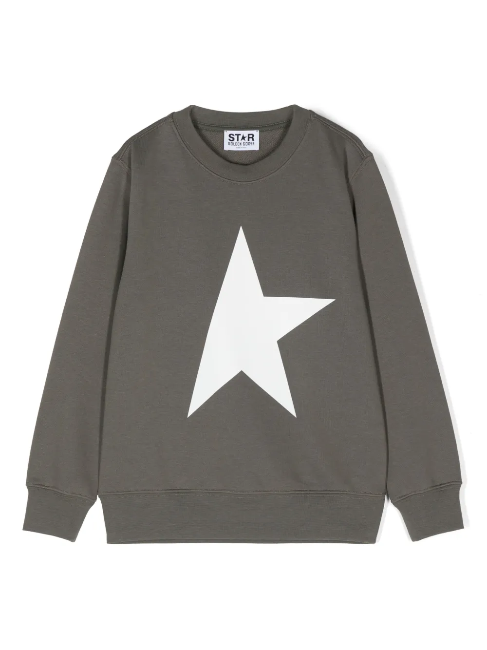 

Толстовка с принтом Golden Goose Kids, зеленый