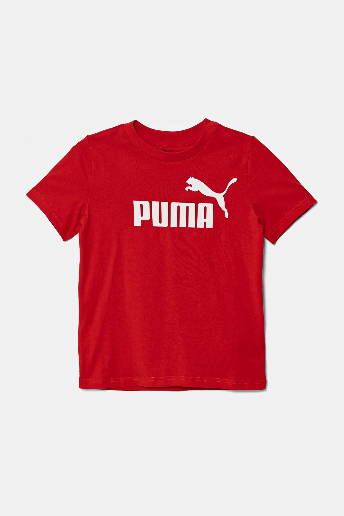 

Футболка детская из хлопка с логотипом ESS No. 1 Puma, красный